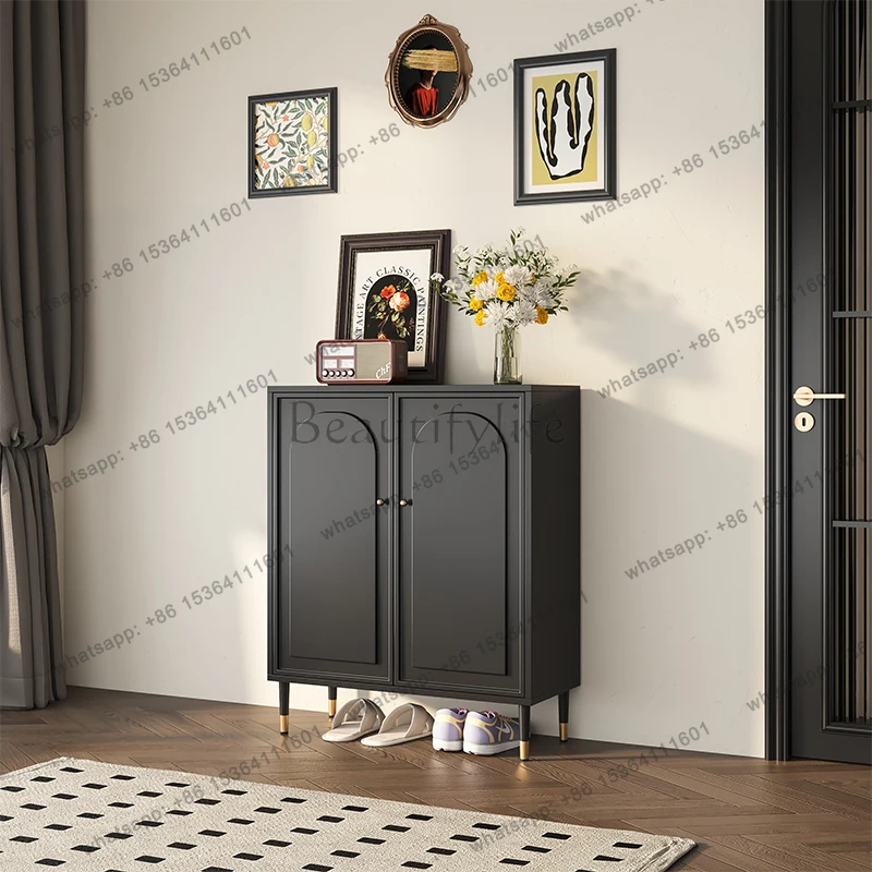 

Drawers Black Shoe Cabinet Design Quality Cheap Space Saving Shoe Cabinet Corridor Luxury Storage Sapateira Furniture For Home