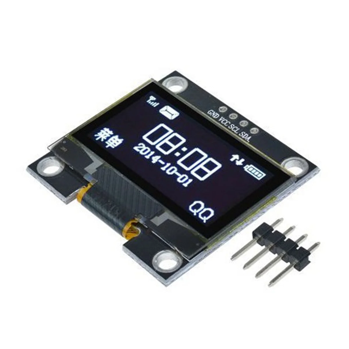 SuperDeals 1.3 Inch OLED Display Module 128x64 LCD Display 4PIN I2C IIC Communicate for Arduino