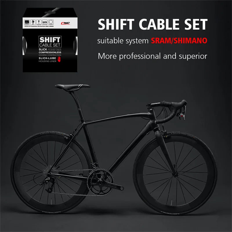 Kit cavi cambio bici CNC per Shimano Sram deragliatore posteriore cavo cavo cavo cambio bicicletta alloggiamento 3500mm cavo Iner 2800mm Cyc