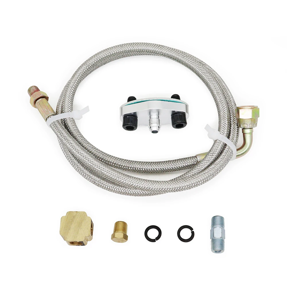 Kit de ligne de vidange de rajeunissement d'huile turbo, turbocompresseurs de 41 pouces résistants à 90, T3, T4, T60, T61, T70, 1/8 Pnt