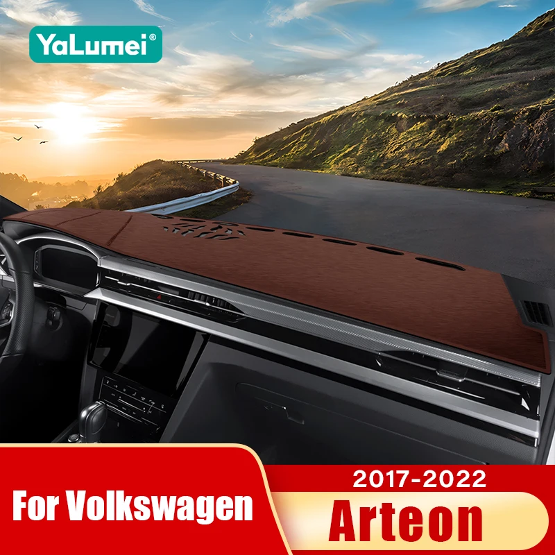 

For Volkswagen VW Arteon 2017 2018 2019 2020 2021 2022 Car Dashboard Mat Sun Shade Non-slip Pad Cover Accessories