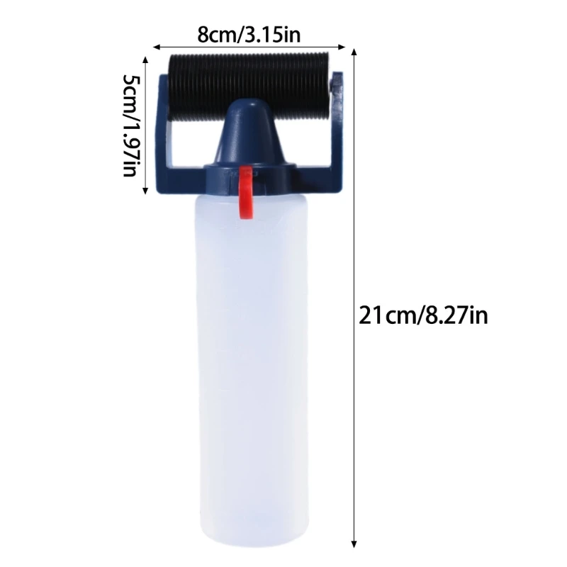 Application d'adhésif pour bois avec bouteille à roulettes, application rapide, rouleau colle pour le travail du bois, pour