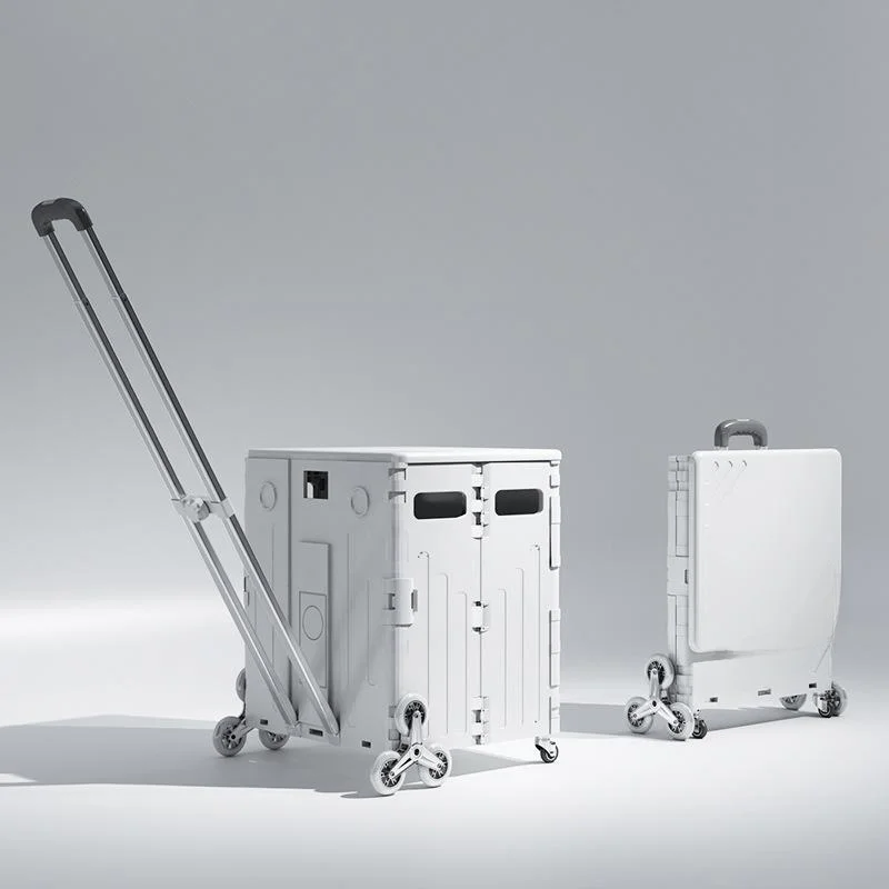 foldable-portable-shopping-cart-small-pulling-cart-vegetable-buying-trolley-hand-pulling-goods-trailer-pp-plastic-material