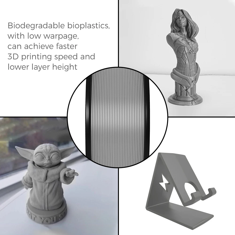 Tronxy-マットプラフィラメント3Dプリンター,真空包装,海外倉庫,さまざまな色,短納期,1kg, 1.75mm