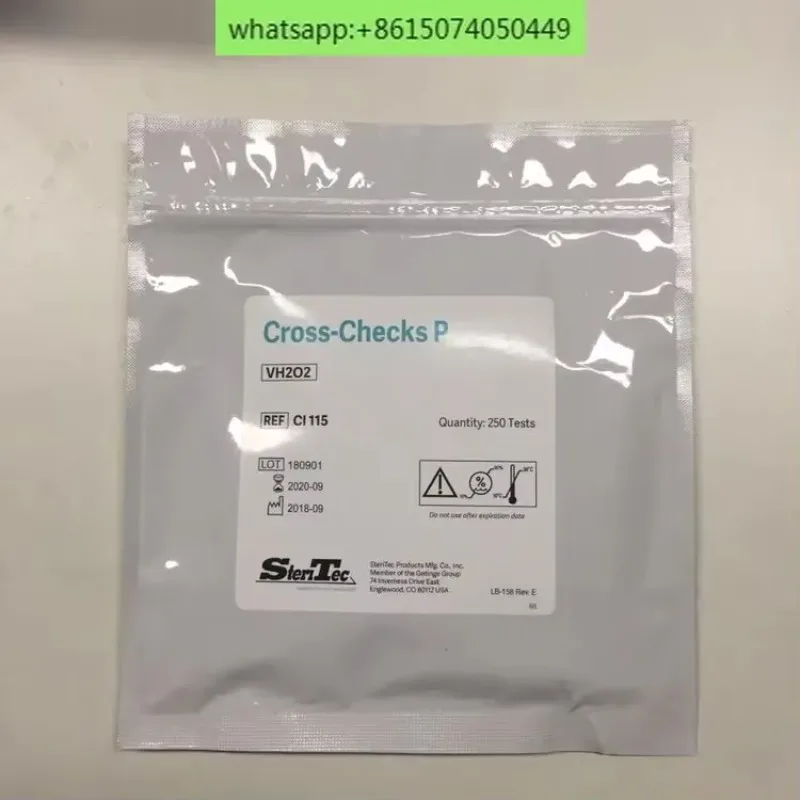 SteriTec Hydrogen Peroxide Chemical Indicator Strip CI115 Steam Sterilization Indicator Tape CI159/.75