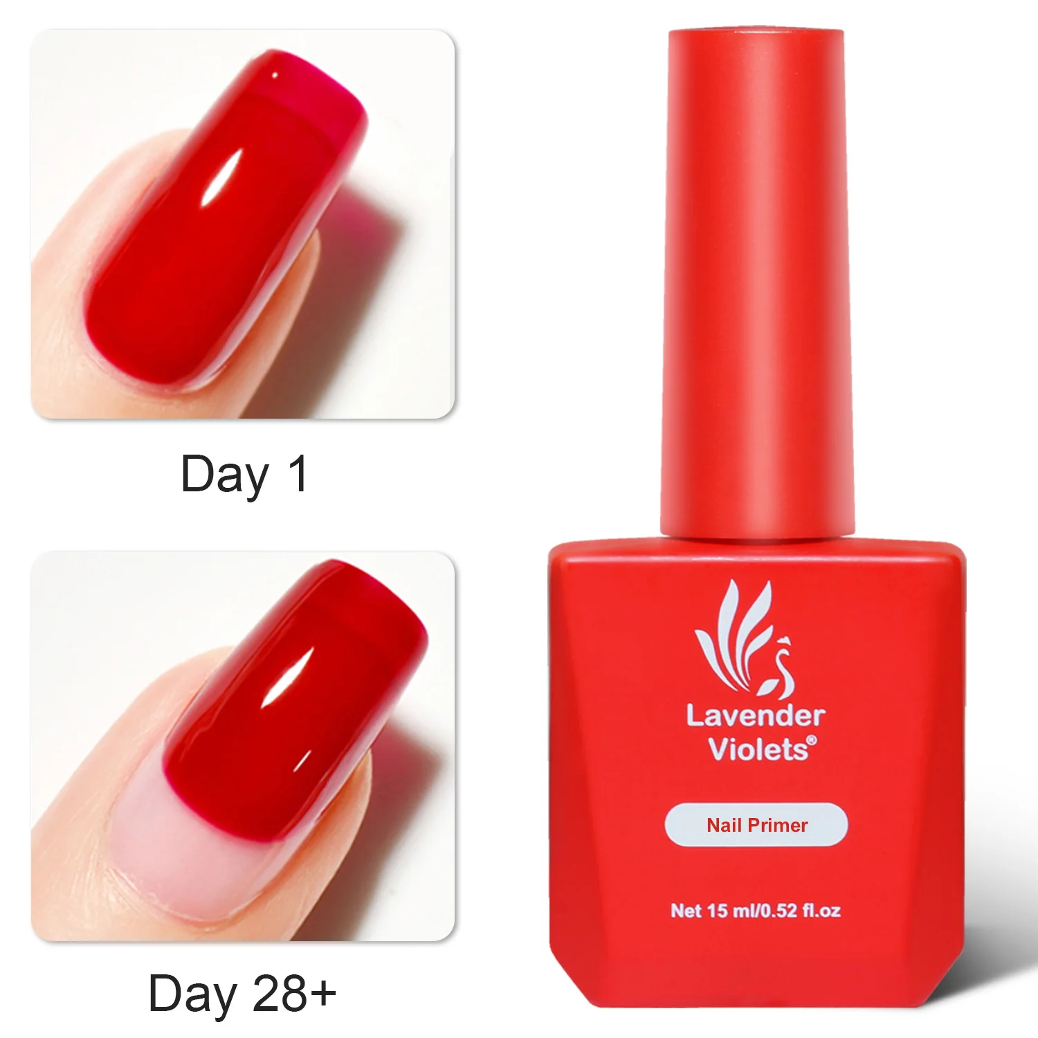 15ml Nail Primer, Quick Air Dry Nail Prep for Long Lasting Gel Nail Polish Dip Nails Acrylic Nails Art Design Manicure Pedicure