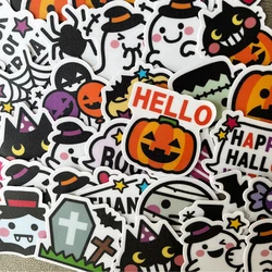 40pcs Stickers Pumpkin Ghost Skull Spider Notebooks, Laptop Holiday Party Halloween  Stickers For Teens Girls Boys Kids