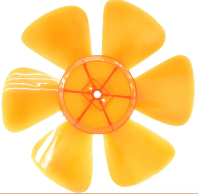 

Детали вентилятора коробки, 6-лопастной оранжевый цвет, 10 дюймов, 230 мм, 0,8 см, центральное отверстие