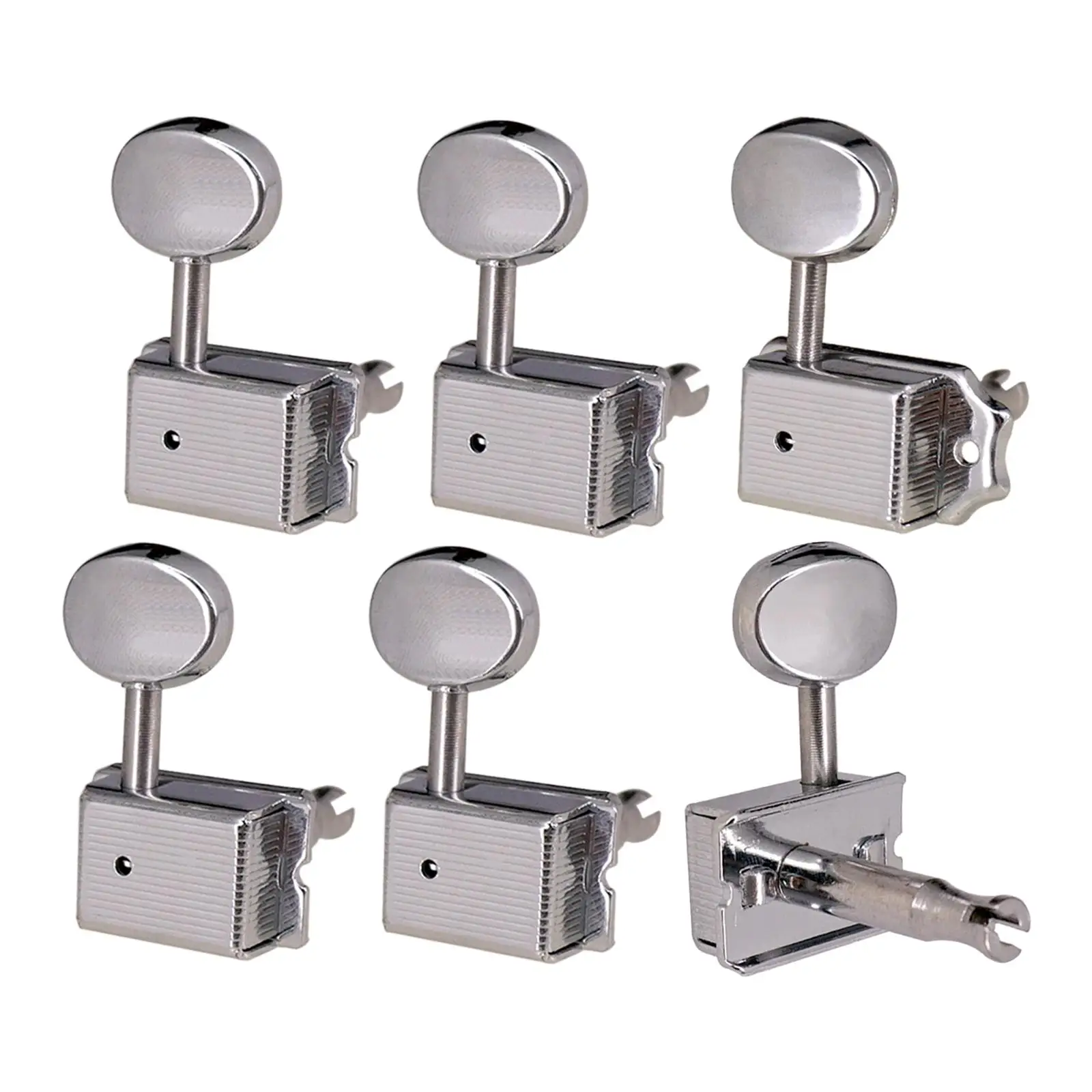 

Комплект фиксированных колков для гитары, аксессуары, головки колков, сменные колковые головки, тюнеры для гитары, настроенные колки.