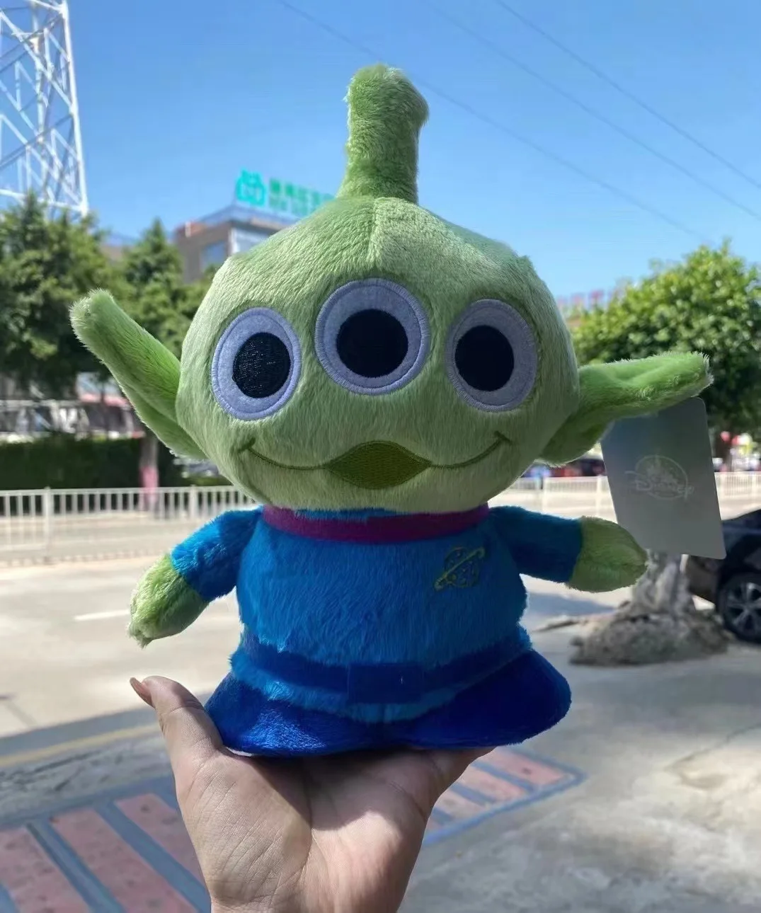 26cm Disney Toy Movie Anime Toy Story Aliens Figure Model Pillow Dolls Cute Three-eyed Monster Christmas Birthday Gift