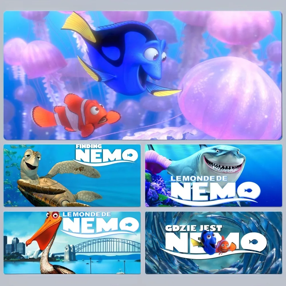 

Disney Finding Nemo Mousepad 80x30cm XL Office Computer Desk Mat Table Keyboard Big Mouse Cushion Non-slipTeen Girls Bedroom