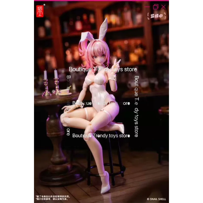 NEW SPOT Snail Shell Integrated Figure Series 1/12 Movable Finished Product Series RA01 RA02 RA03 Erin Maid Bunny Girl Model Toy