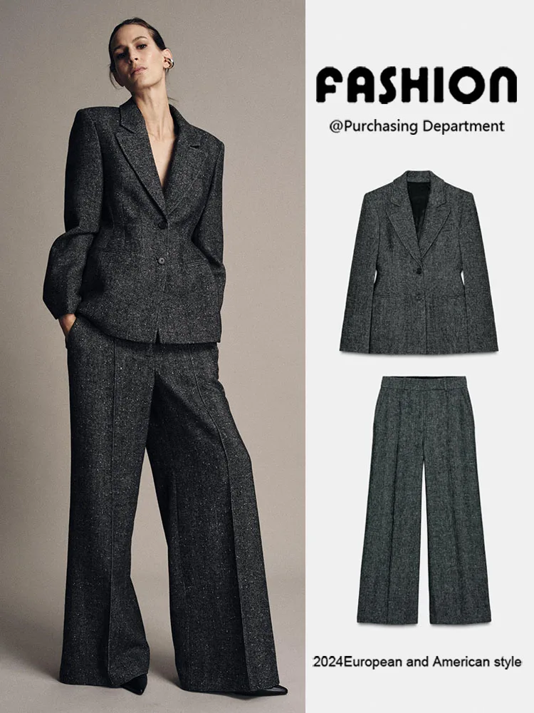 شتاء جديد المرأة البدلة Jaet العرقية المرحلة زي منتصف الخصر السراويل مطابقة مجموعة الصينية التقليدية Faion ملابس السيدات