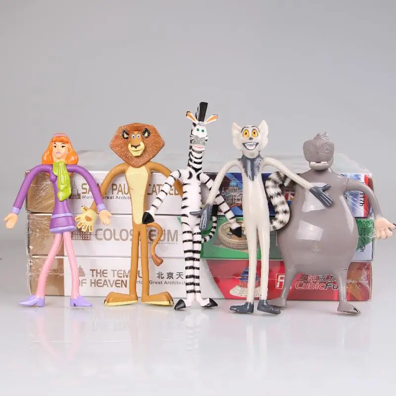 NJ Croce Wire Doll Madagascar Cartoon Animal Toys