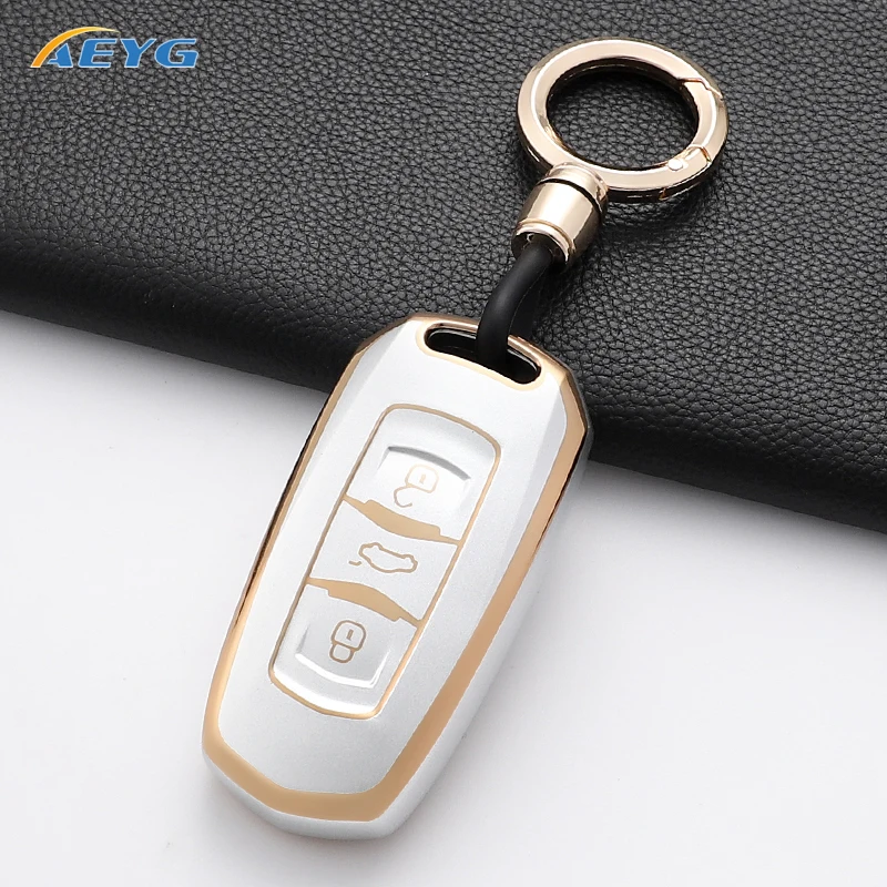 New Fashion Soft TPU Car Key Case Cover Shell For Geely Atlas Boyue NL3 EX7 Emgrand X7 EmgrandX7 SUV GT GC9 Borui Accessories - Image 6