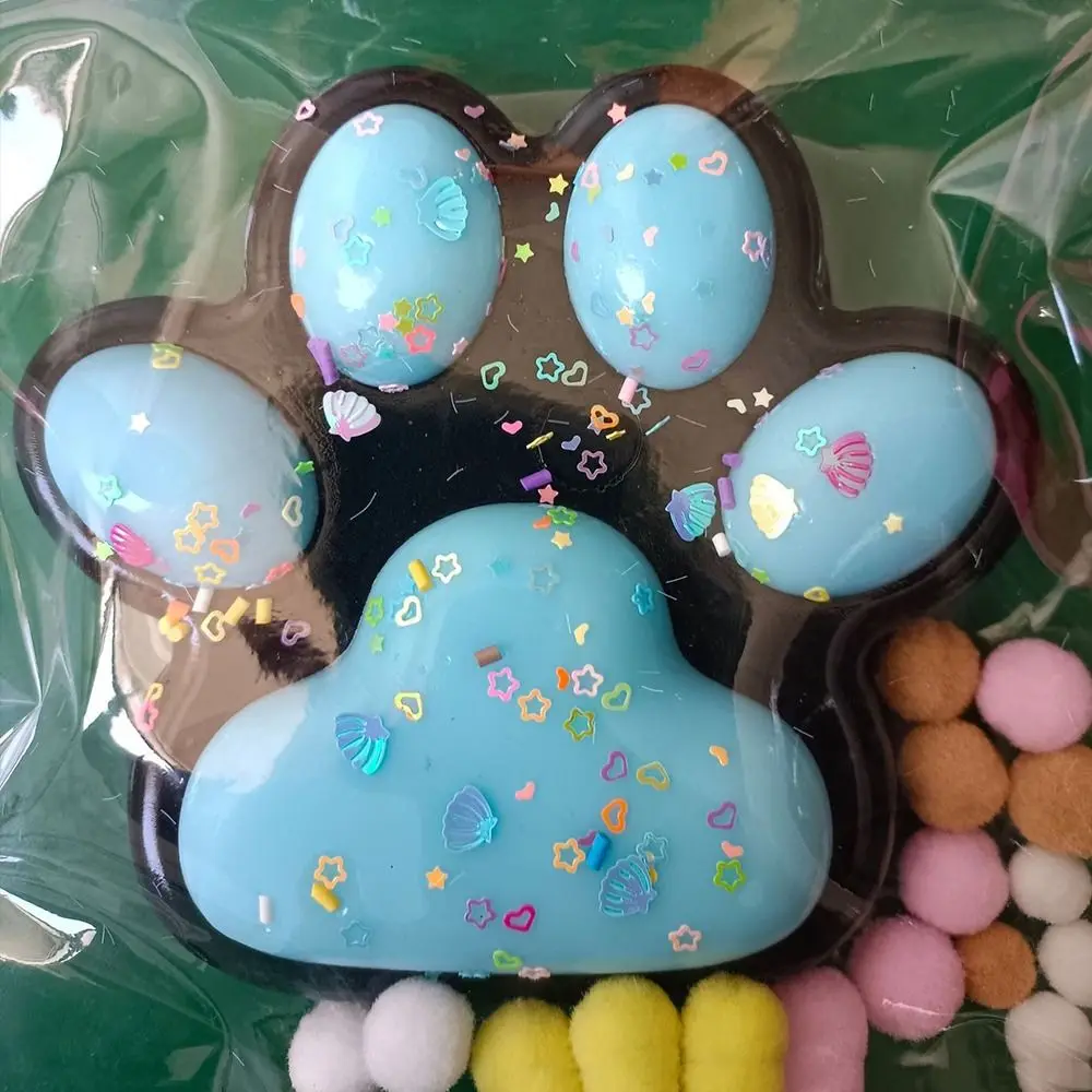 Creativity Giant Squeeze Cat Paw Toys Soft Squeeze Toy Decompressing Pinching Cat Paw Abreact Sticky Relief Relax Toys