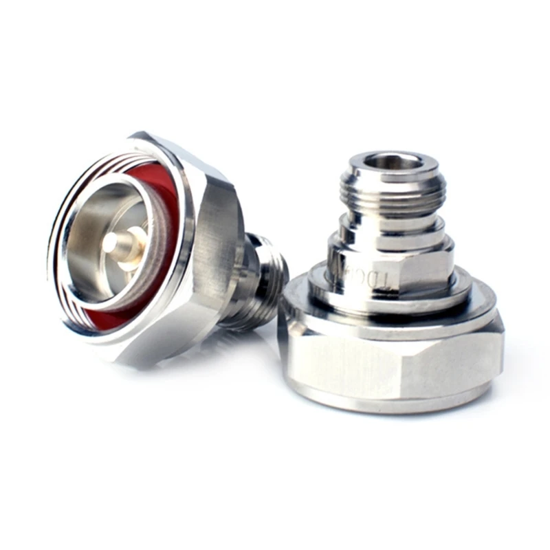 Adaptador coaxial micro-ondas l29 rf l29 7/16 din macho para conectores fêmea para comunicação sem fio dropship
