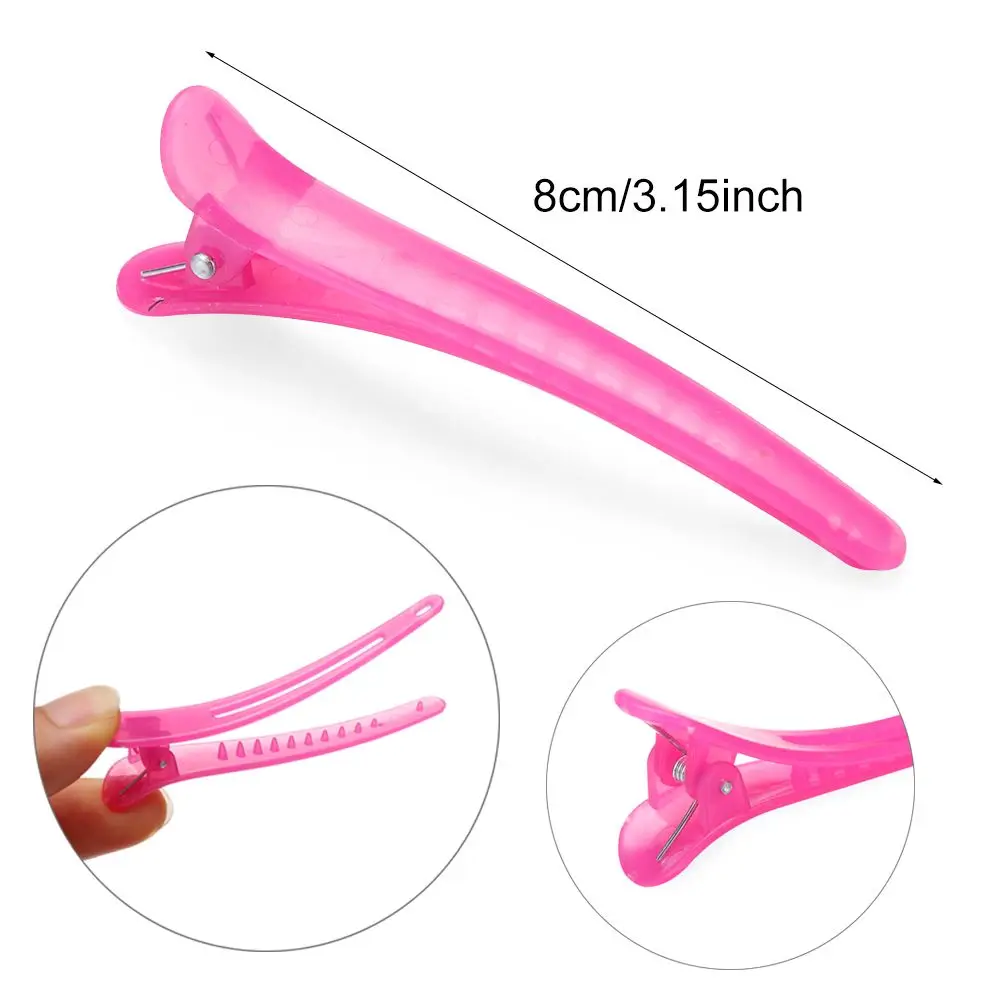 10Pcs Hairpins Hair Salon Section Clamps Washing Shower Barrette Salon Styling Hair Clips Basic Hair Clips