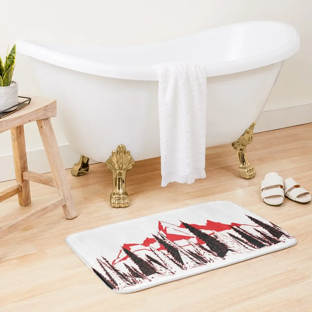 

Mountain Landscape Bath Mat Bathroom Utensils External Entrance Doormat Living Room Rug Mat