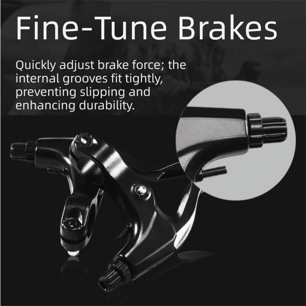 Aluminum Alloy Bicycle Brake Levers 22.2mm Handlebar Universal Fit Bike Brake Levers Ultralight Disc