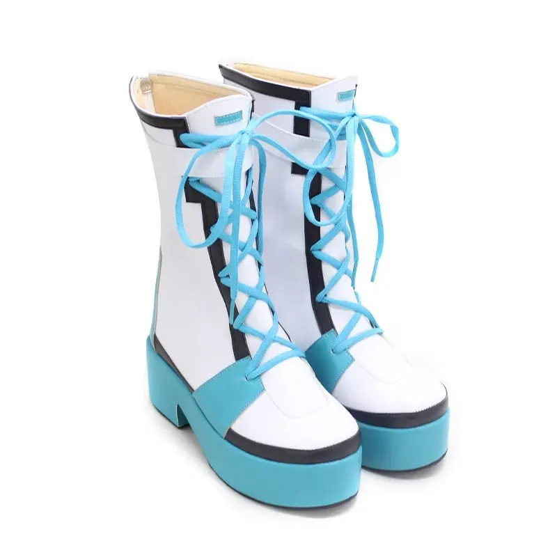 PJSK Game Shiraishi An Women Cosplay Shoes Vivid BAD SQUAD Costumes PU Boots for Halloween Carnival Party Christmas Customize