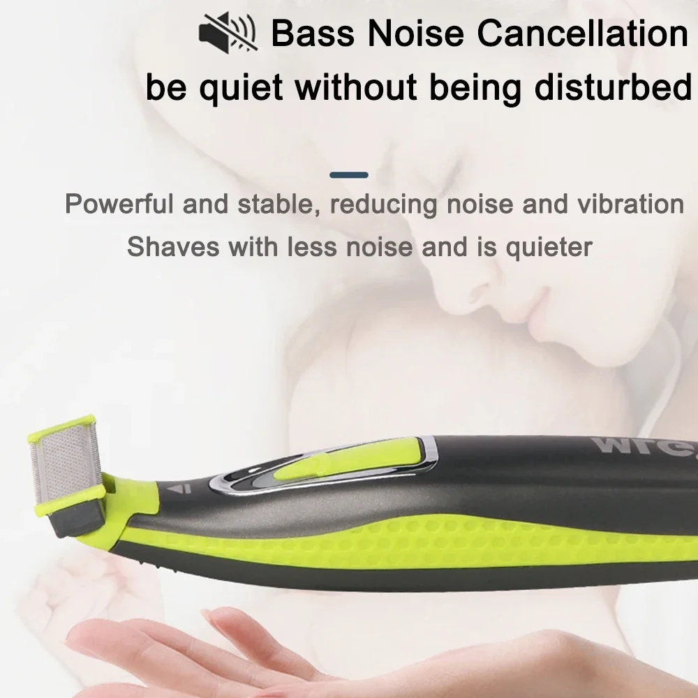 Electric Shaver for Men and Women Portable Full Body Trimmer USB T Shaped Blade Razor for Beard Armpit Leg Hair for Washable