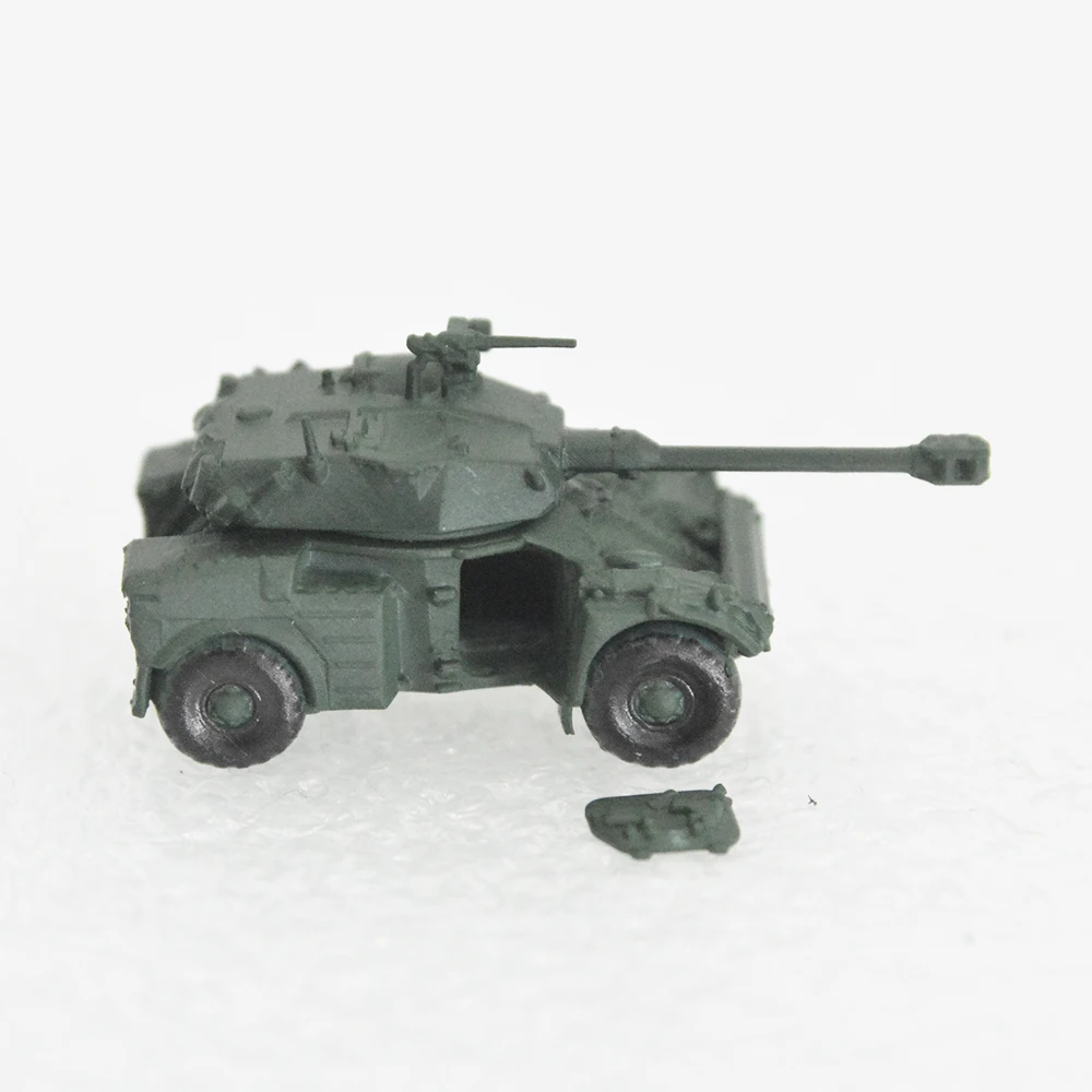 SSMODEL SS144803 1/144 Military Model Kit Israel AML-90 Armor Vehicle Base Construction Green Coloring Miniature Static