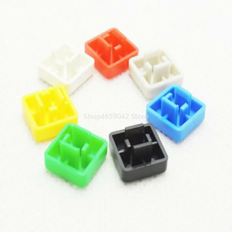 10PCS A14 Square Button Cap for12x12mm Tact Switch