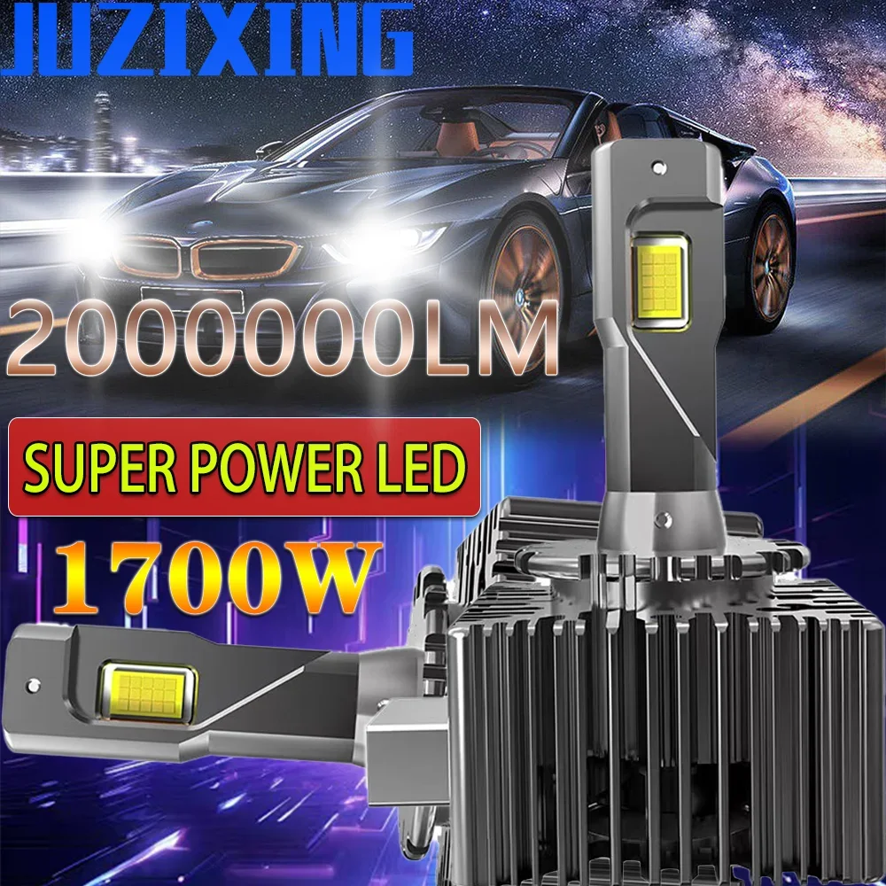 

JUZIXING D1S D1R D2S D2R D3S D3R D4S D8S Xenon HID Lamp Bulb for Cars Super Bright lug&Play 6000K White Car Turbo LED Bulb