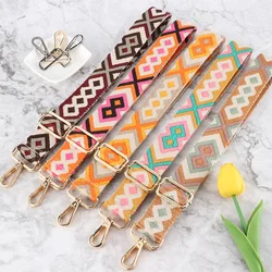 Adjustable 38MM Bag Strap Woman Colored Straps for Crossbody Messenger Shoulder Bag Supply Embroidered Belts Straps Accessories