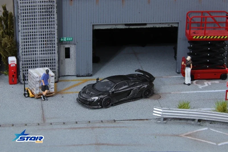 

StarModel 1:64 Mcl650S Глянцевый черный литой автомобиль Коллекция миниатюрных моделей