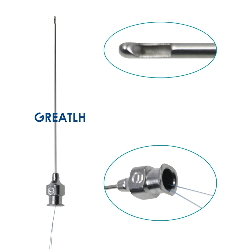 Stainless Steel Lacrimal Duct Probe Traction Guide Wire Laser Probe Eyelid Tools Ophthalmic Instrument