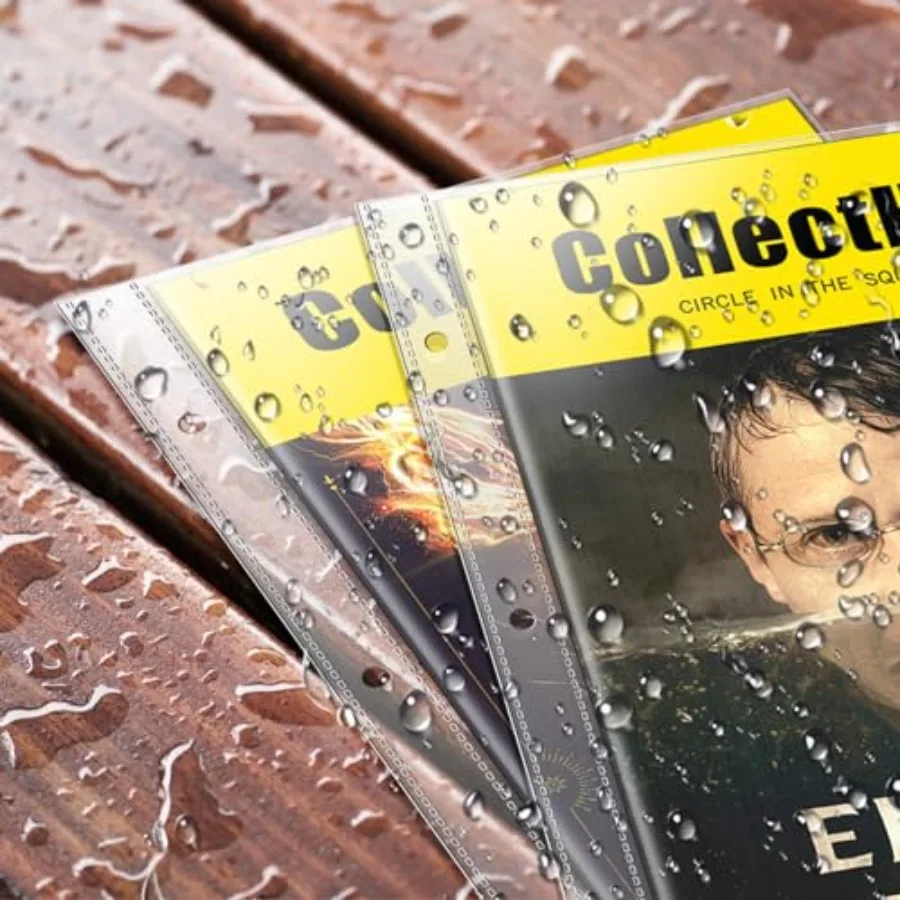 6 × 9 أكمام كتيب 50 حزمة من واقي الصفحة لـ Broadway Play Progr and Theatre Progr TopLoading Sheet Protector