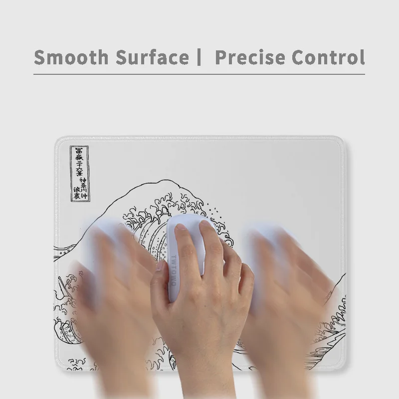 Mousepad Small size Hot Sell Computer Gaming Mousepads Art Gamer Anti slip Black And White Great Wave Carpet Home Mouse Mat