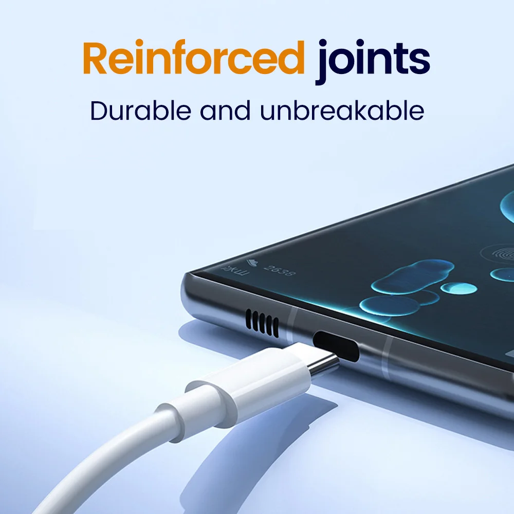 Olaf 30CM Short Cable PD60W Type C to Type C Cable Fast Charging For iPhone 15 Xiaomi Samsung Huawei Power BanK USB C Data Cable