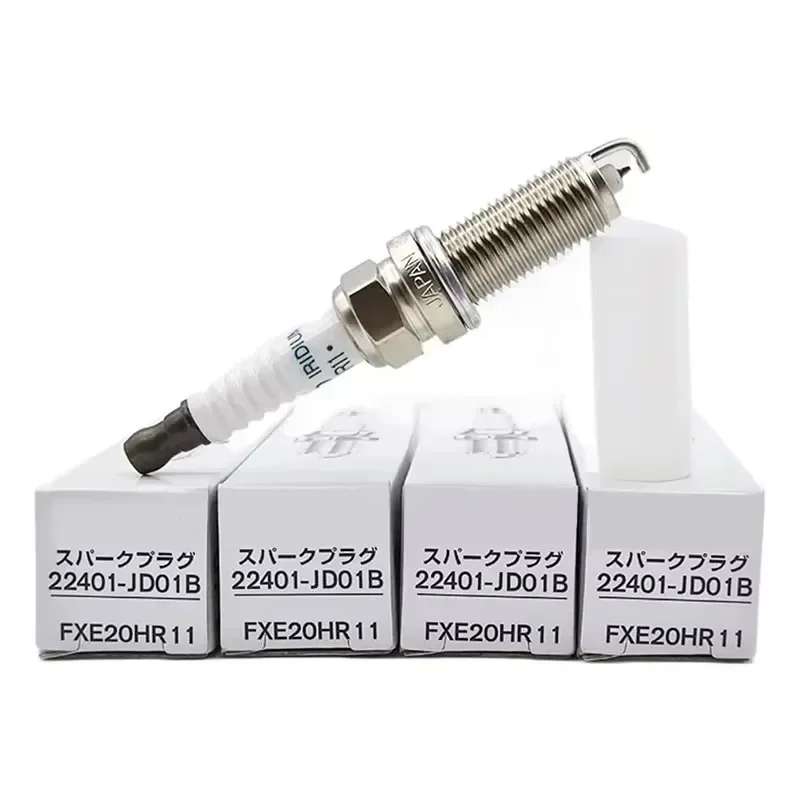 4PCS 22401-JD01B FXE20HR11 Iridium Spark Plug For Nissan Sentra