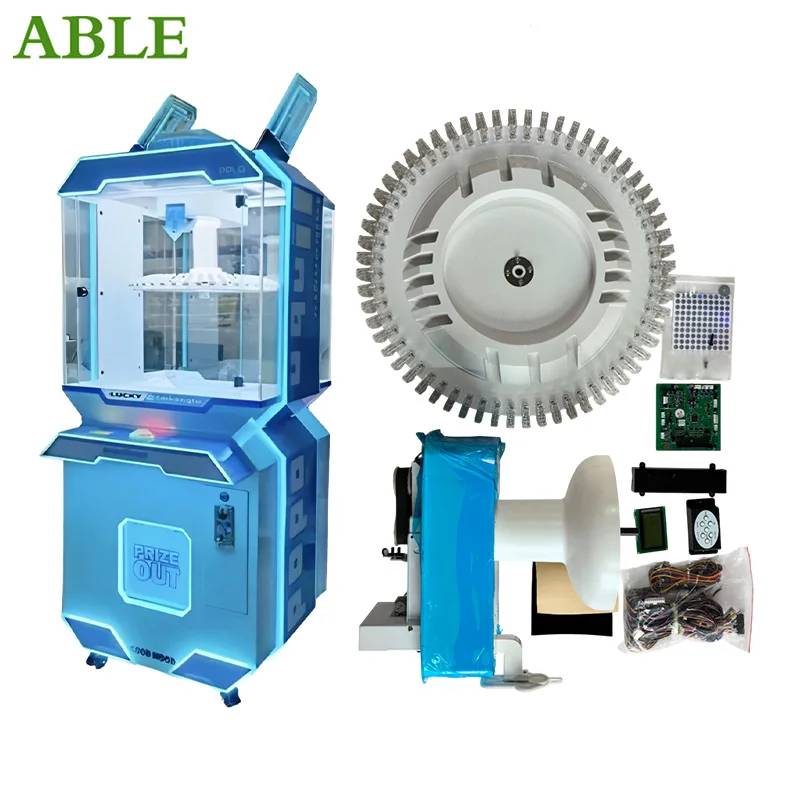 

settable 6 areas probability Coin operated arcade game machine 60 clips machine gift machine diy kit Claw Vending Machine set