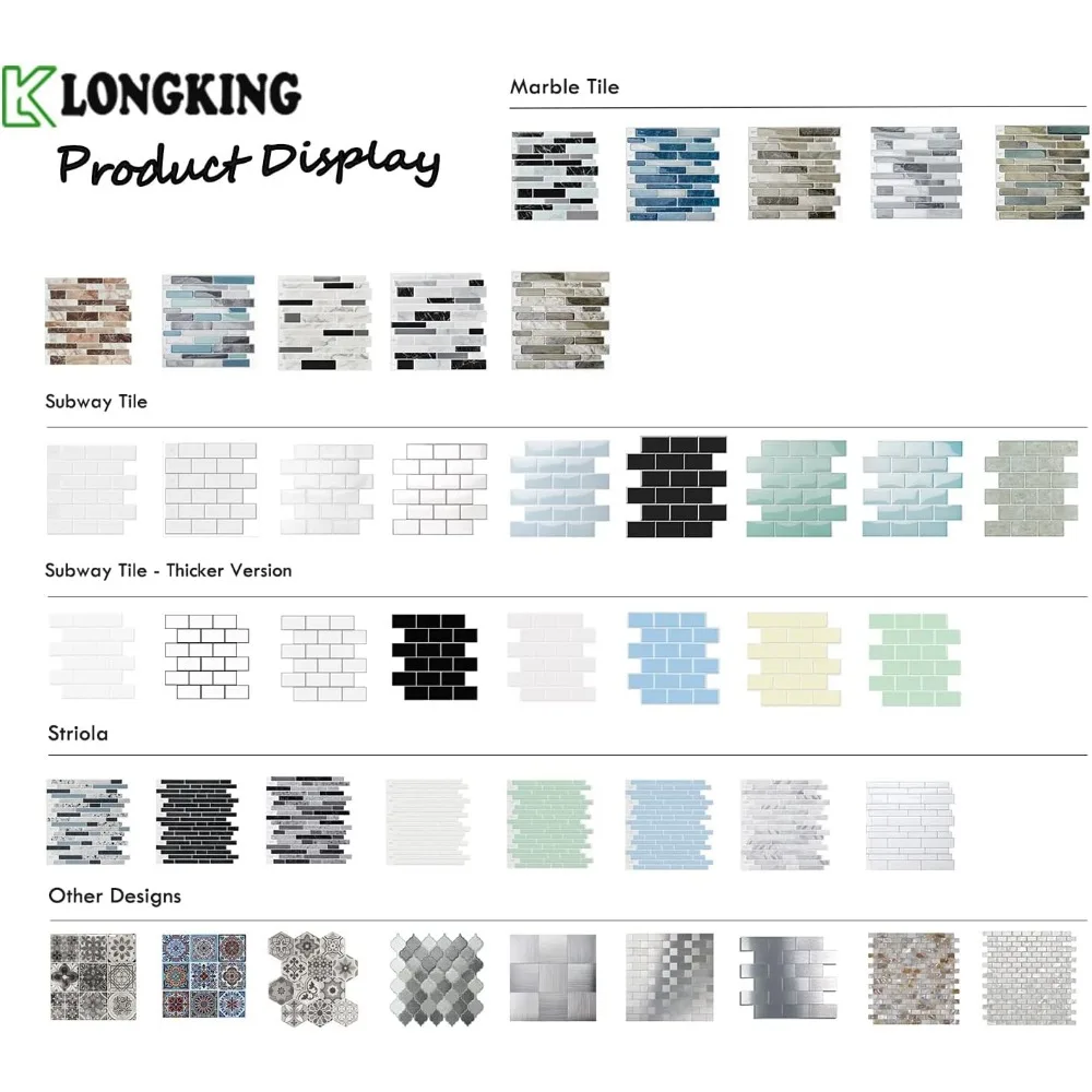 Adesivi per piastrelle Backsplash stacca e incolla, piastrella messicana Talavera colorata, piastrelle da parete (10 fogli)