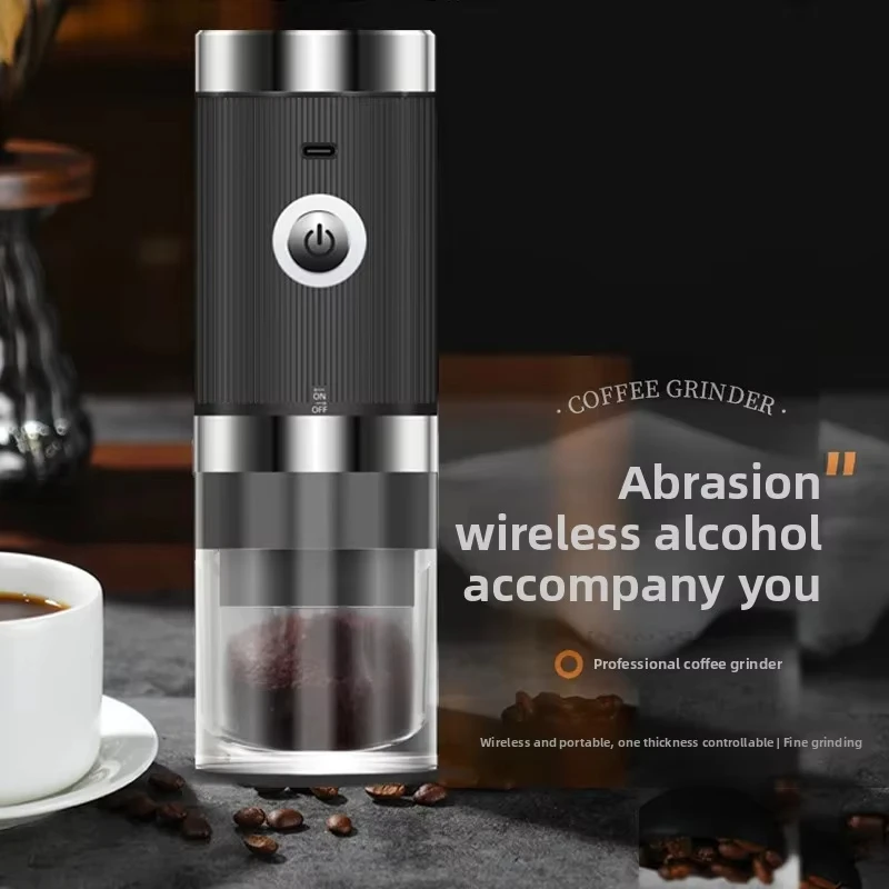 

Portable Electric Coffee Grinder USB Rechargeable 1500mAh Cordless Automatic Bean Grinder for Espresso French Press Drip Coffee