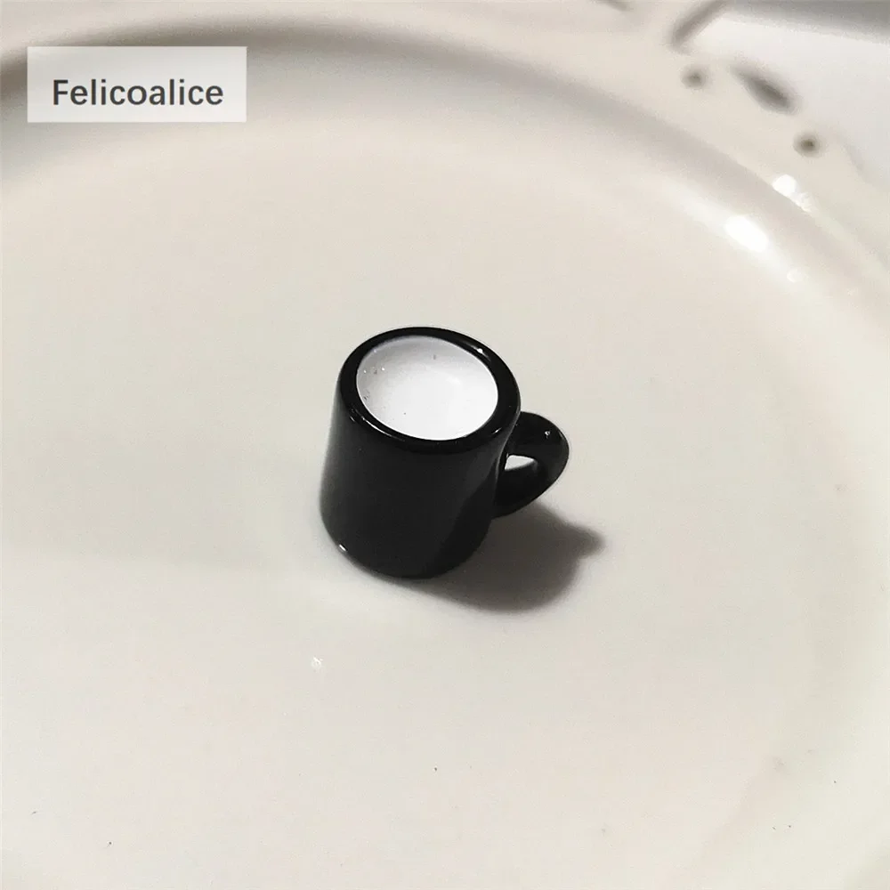 1:6 10 stücke Puppenhaus Dekoration Zubehör Mini Lebensmittel Kaffee Trinken Eis Wein Tasse Flasche für Puppe DIY Küche spielzeug – Detail 39