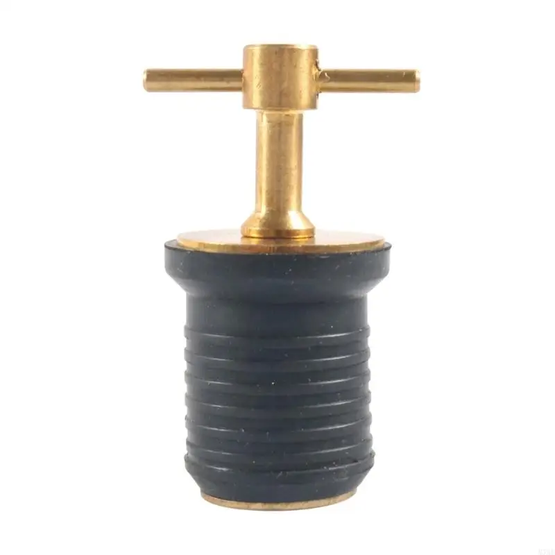 M76E Robuste Abflussabdeckung für Schiffe, Bootsdeck, 3/4 Zoll, Messing, Gummistopfen, auslaufsicher, geeignet für Schiffe – Detail 5