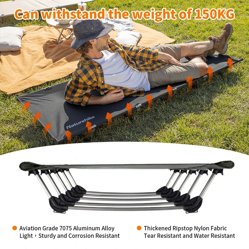 Naturehike XJC05 キャンプ折りたたみベッド超 - Outdoor Camping Cot のレビューと価格