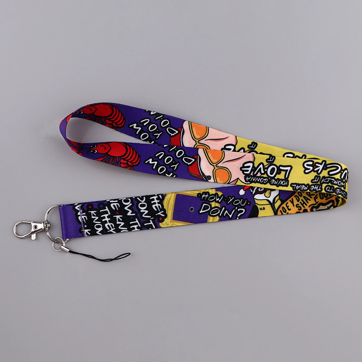 Funny Friends Movie Lanyard Card Holder Neck Strap for key ID Card Badge Holder Hanging Rope Keyring Accessories Sport