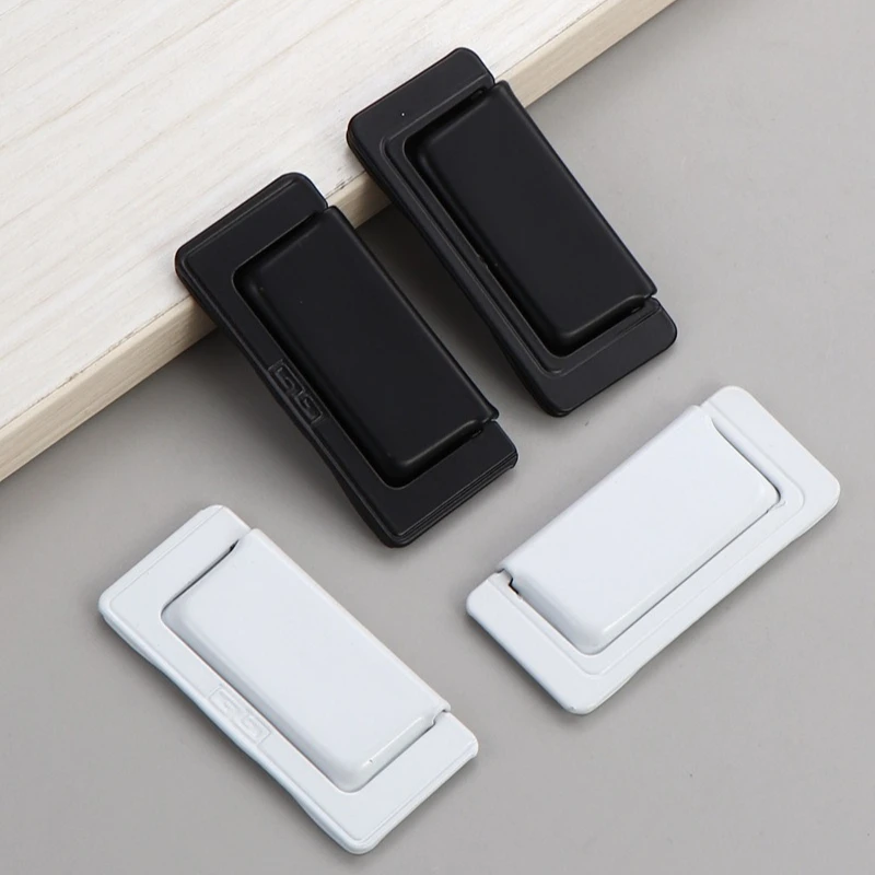 Drawer invisible pull handle wardrobe door high-end pull handle flat door cabinet door hidden handle