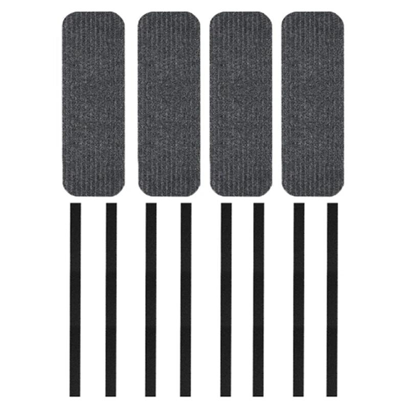 

4 шт. чехлы для ступеней для автофургонов, коврик 24 х 7,5 дюймов, клейкие чехлы для лестниц для автофургонов, аксессуары, коврики для мобильных домашних ступеней для Lippert, Morryde Step