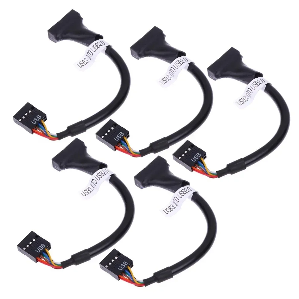 1-10 stücke Konverter Adapter USB 3,0 20 Pin Stecker auf USB 2,0 9 Pin Motherboard Buchse Kabel USB 3,0 Buchse Auf 9 Pin USB 2,0 Stecker Kabel