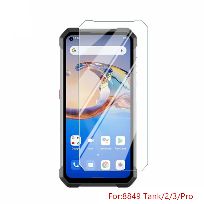 2-1Pcs Protective Glass For Unihertz 8849 Tank 2 Pro Tempered Glass for Unihertz 8849 Tank Mini 1 Tank 2 3 Pro Screen Protector