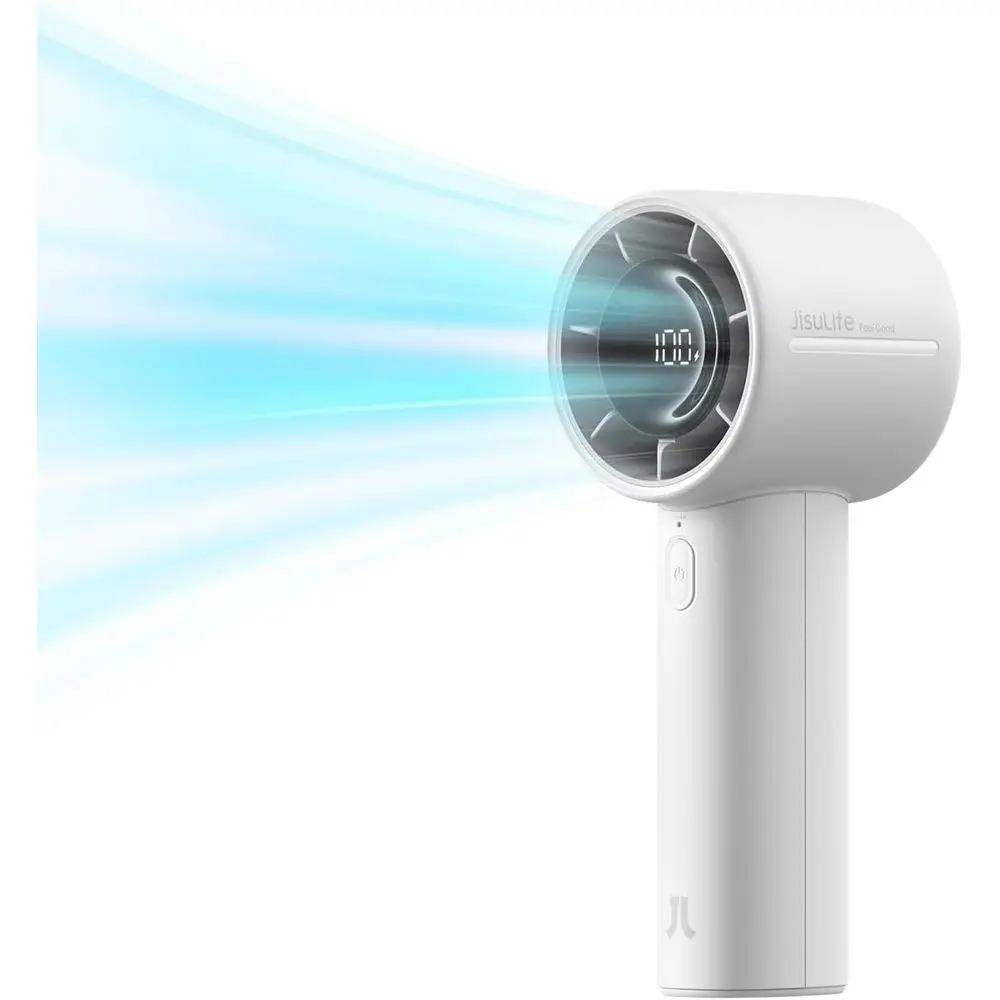 

Портативный турбовентилятор Lie10s, 5000 мАч, перезаряжаемый, до 28 часов работы, 5 скоростей, мощный ветер, мини-вентилятор для личного использования или путешествий