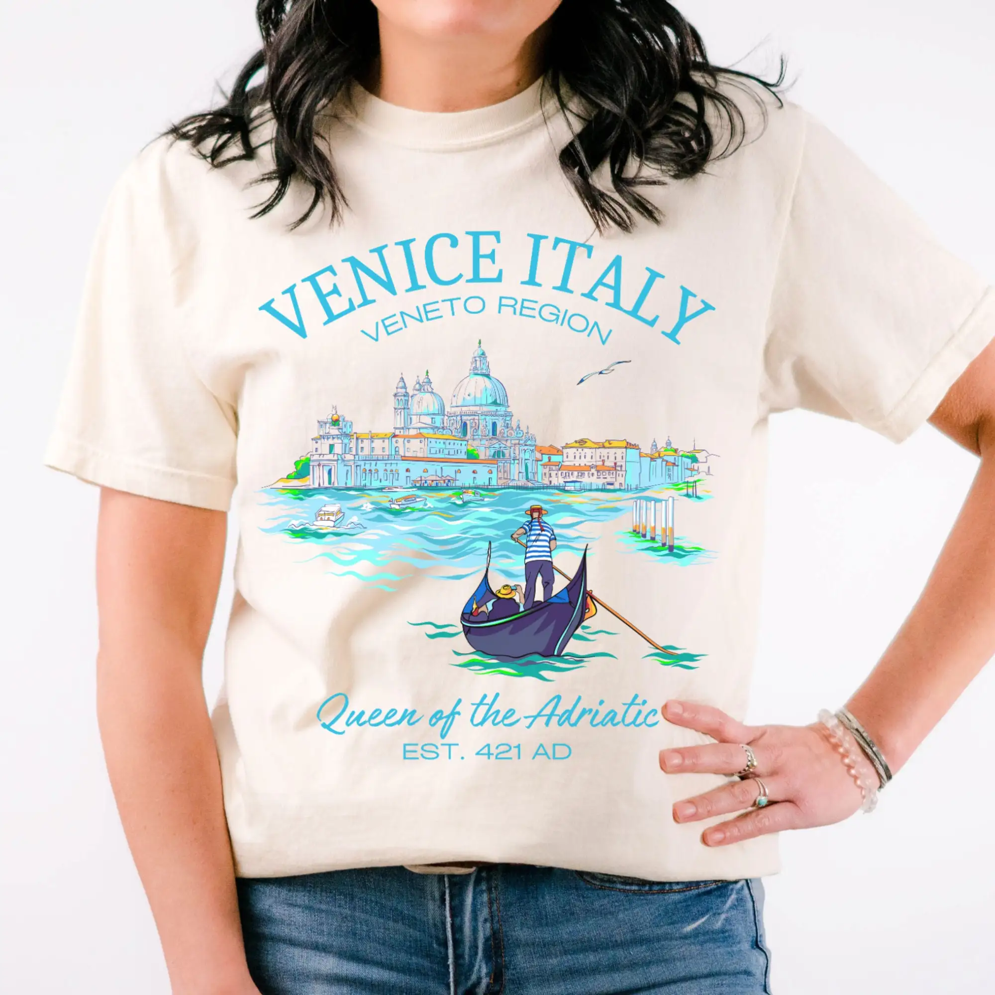 Venice Italy T Shirt European Vacation Visit Venezia Northern Italian Heritage Comfort Colors Italia Vacay Vibes