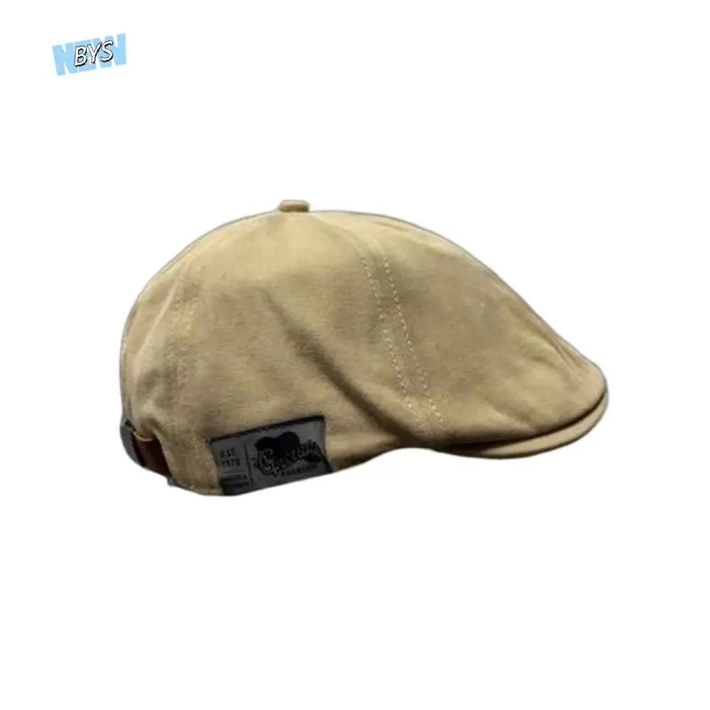 

British Western Style Berets Vintage Cap Retro Classic Adjustable Men Berets Hat Daily Wear Cotton Baseball Cap Summer Autumn